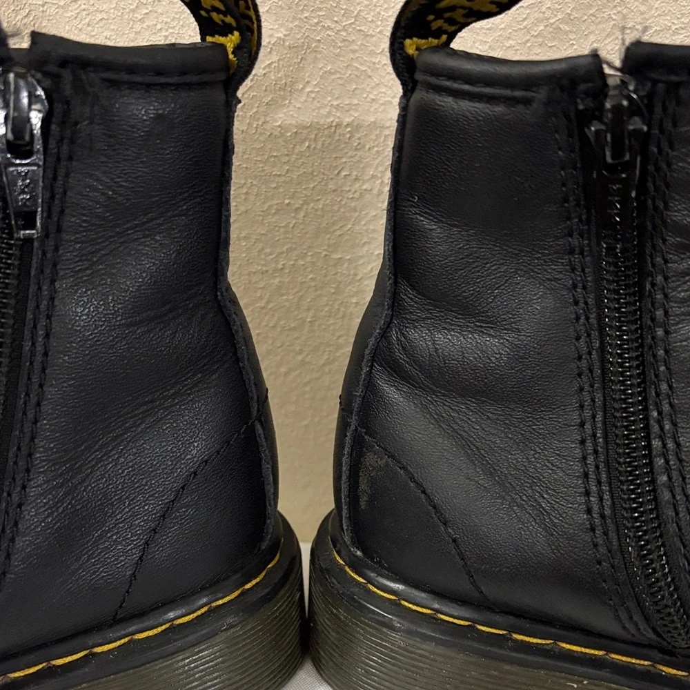 Dr. Martens Black Kids Boots